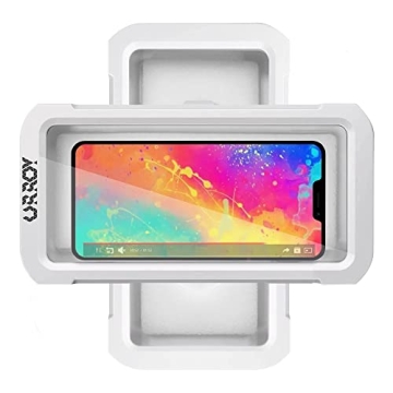 URROY Shower Phone Holder Waterproof, 360° Rotation Shower Phone Case