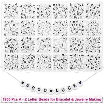 Cridoz Beads for Bracelets – 4000 Pcs DIY Jewelry Kit