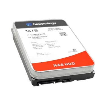 Basicnology 14TB NAS HDD - Renewed for Reliability
