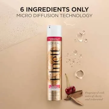 L'Oreal Paris Elnett Satin Extra Strong Hold Color Treated Classic Hairspray, 11 oz