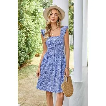 Loemes Floral Sundress for Women - Stylish Summer Dress