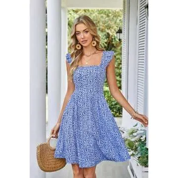 Loemes Floral Sundress for Women - Stylish Summer Dress