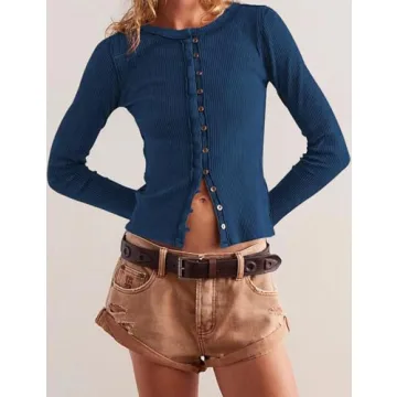 People Free Dupe Button Down Shirt for Women