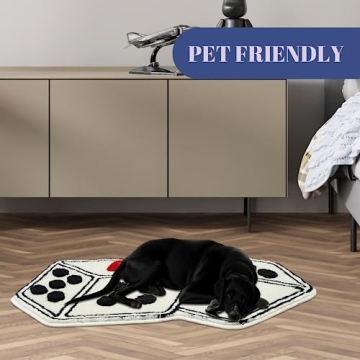 Beyond Deco Decorative Dice Tufted Rug for Cozy Spaces