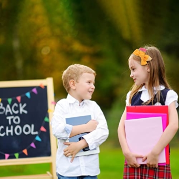 Hand-Painted Yellow Pencil Hair Bows for Kids