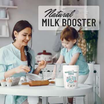 Legendairy Milk Brewer's Yeast Powder for Lactation Cookies (16oz) - Increase Breast Milk Supply - Debittered, Unflavored, Non-GMO & Gluten Free Lactation Supplement for Breastfeeding Support