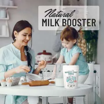 Legendairy Milk Brewer's Yeast Powder for Lactation Cookies (16oz) - Increase Breast Milk Supply - Debittered, Unflavored, Non-GMO & Gluten Free Lactation Supplement for Breastfeeding Support