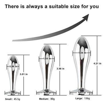 3Pcs Anal Butt Plug Set for Pleasure and Intimacy