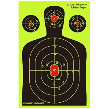 Highly Visible 12 x 18 Splatter Target Pack of 25 for Shooting