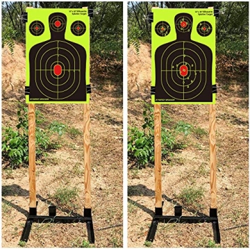 Highly Visible 12 x 18 Splatter Target Pack of 25 for Shooting