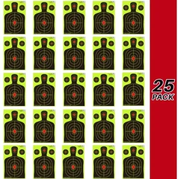 Highly Visible 12 x 18 Splatter Target Pack of 25 for Shooting