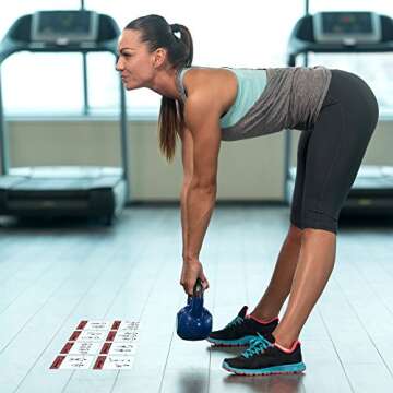 NewMe Kettlebell Workout Cards for Home or Gym