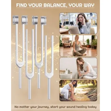 Tuning Forks for Healing Set for Chakra Balancing