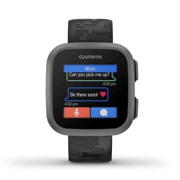 Garmin Bounce™, Kids Smartwatch, Two-Way Text and Voice Messaging, Location Tracking, Black Camo (...