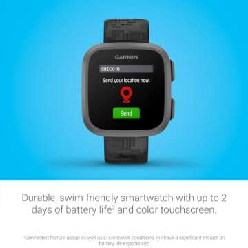 Garmin Bounce Kids Smartwatch with Location Tracking