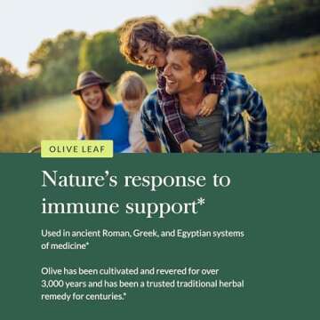 Gaia Herbs Olive Leaf - Traditional Immune Health Support - Immune System Supplement with Olive Leaf Extract and Oleuropein - 120 Vegan Liquid Phyto-Caps