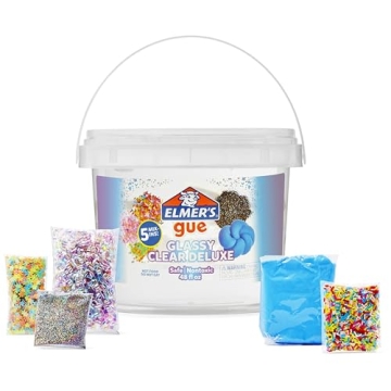 Elmer's Gue Slime Bucket with 5 Mix-ins for Kids Fun
