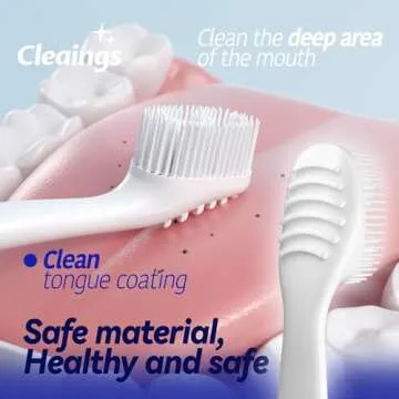 Cleaings Disposable Toothbrushes for Travel - Ice Peach Flavor