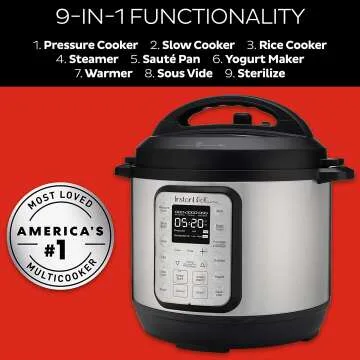 Instant Pot Duo Plus 9-in-1 Cooker with Recipes