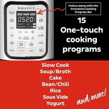 Instant Pot Duo Plus 9-in-1 Cooker with Recipes
