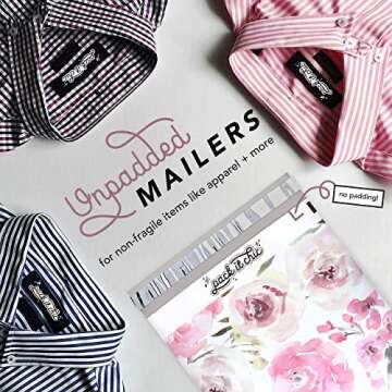 Stylish Pack It Chic Floral 12x15.5 Mailer Envelopes