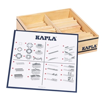 KAPLA Wooden Construction Set for Creative Kids 100 Planks