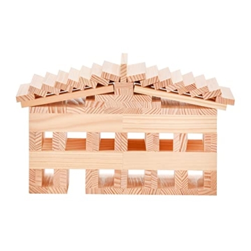 KAPLA Wooden Construction Set for Creative Kids 100 Planks