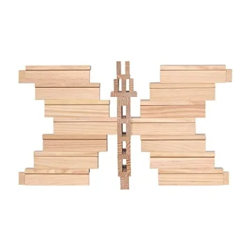 KAPLA Wooden Construction Set for Creative Kids 100 Planks