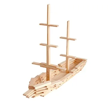 KAPLA Wooden Construction Set for Creative Kids 100 Planks