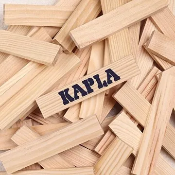 KAPLA Wooden Construction Set for Creative Kids 100 Planks