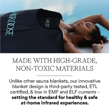 HigherDOSE Infrared Sauna Blanket for Home Detox & Relaxation