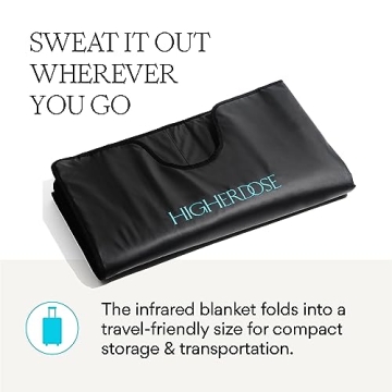 HigherDOSE Infrared Sauna Blanket for Home Detox & Relaxation