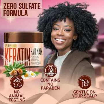 Keratin Hair Mask for Deep Conditioning and Repair