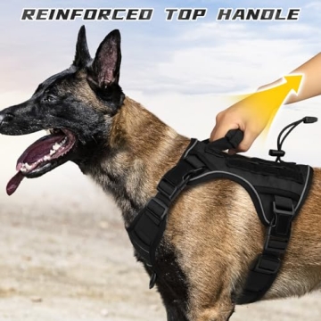 Tactical Dog Harness for Medium Small Dogs - No Pull