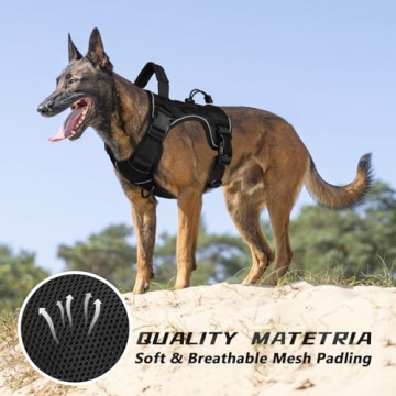 Tactical Dog Harness for Medium Small Dogs - No Pull