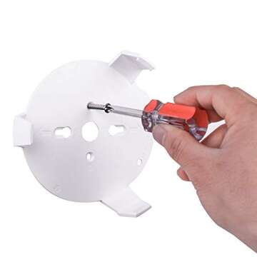 Wall Mount Holder for TP-Link Deco M5, TP-Link Deco P7 Whole Home Mesh WiFi System, Sturdy Wall Mount Bracket Ceiling for TP-Link Home WiFi by Koroao (Single)