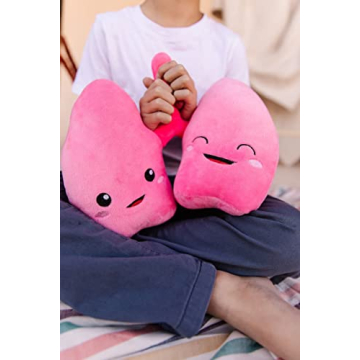 Nerdbugs Lung Plush - Unique Healthcare Gift for All