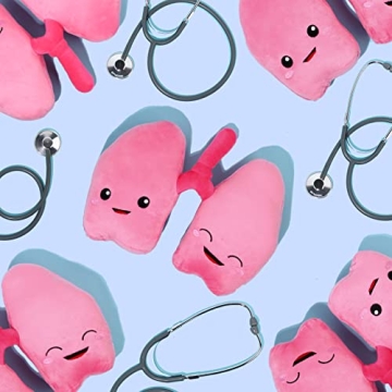 Nerdbugs Lung Plush - Unique Healthcare Gift for All