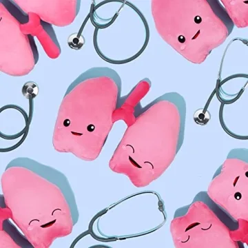 Nerdbugs Lung Plush - Unique Healthcare Gift for All