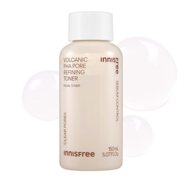 Innisfree Volcanic PHA Pore Refining Toner - Salicylic Acid + AHA + PHA, Oil-Control