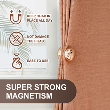 Strong Hijab Magnetic Pins for Stylish Secure Scarf Wear