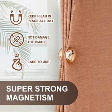 Strong Hijab Magnetic Pins for Stylish Secure Scarf Wear