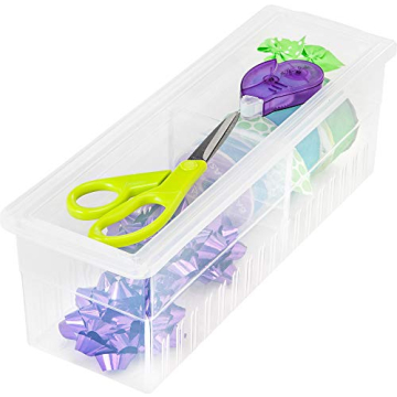 IRIS 2-Piece Wrapping Paper & Ribbon Storage Box Set