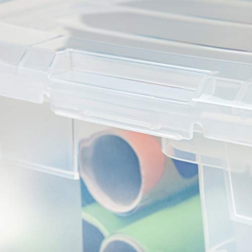 IRIS 2-Piece Wrapping Paper & Ribbon Storage Box Set