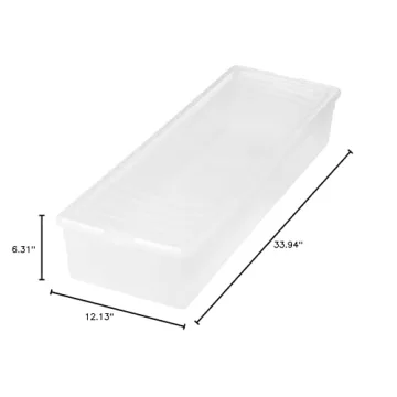 IRIS 2-Piece Wrapping Paper & Ribbon Storage Box Set