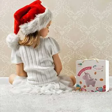 YEIRVE Unicorn Piggy Bank for Kids - Charm & Savings