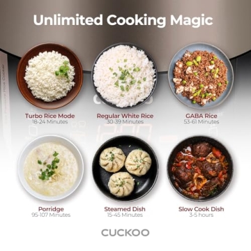 CUCKOO CRP-P1009SB Rice Cooker – Perfect for Rice and More