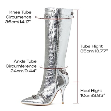 VOMIRA Knee High Boots: Stylish Stiletto Fashion for Women