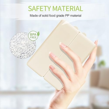 FYY 7-Compartment Portable Pill Organizer with Magnetic Closure