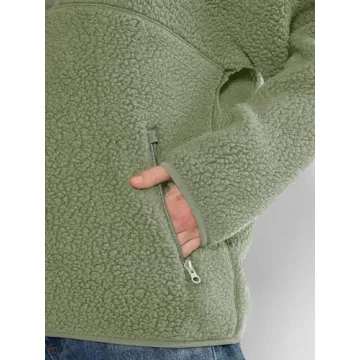 Stylish LASLULU Women’s Half Zip Pullover Jacket